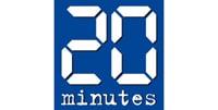 Logo "20 Minutes" redirigeant vers une parution Aube