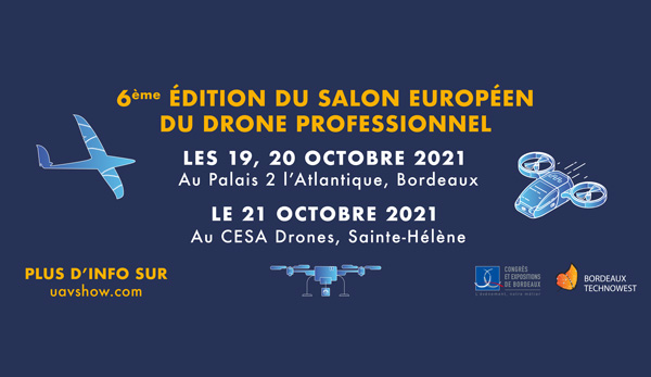 Aube au Salon Européen du Drone Professionnel